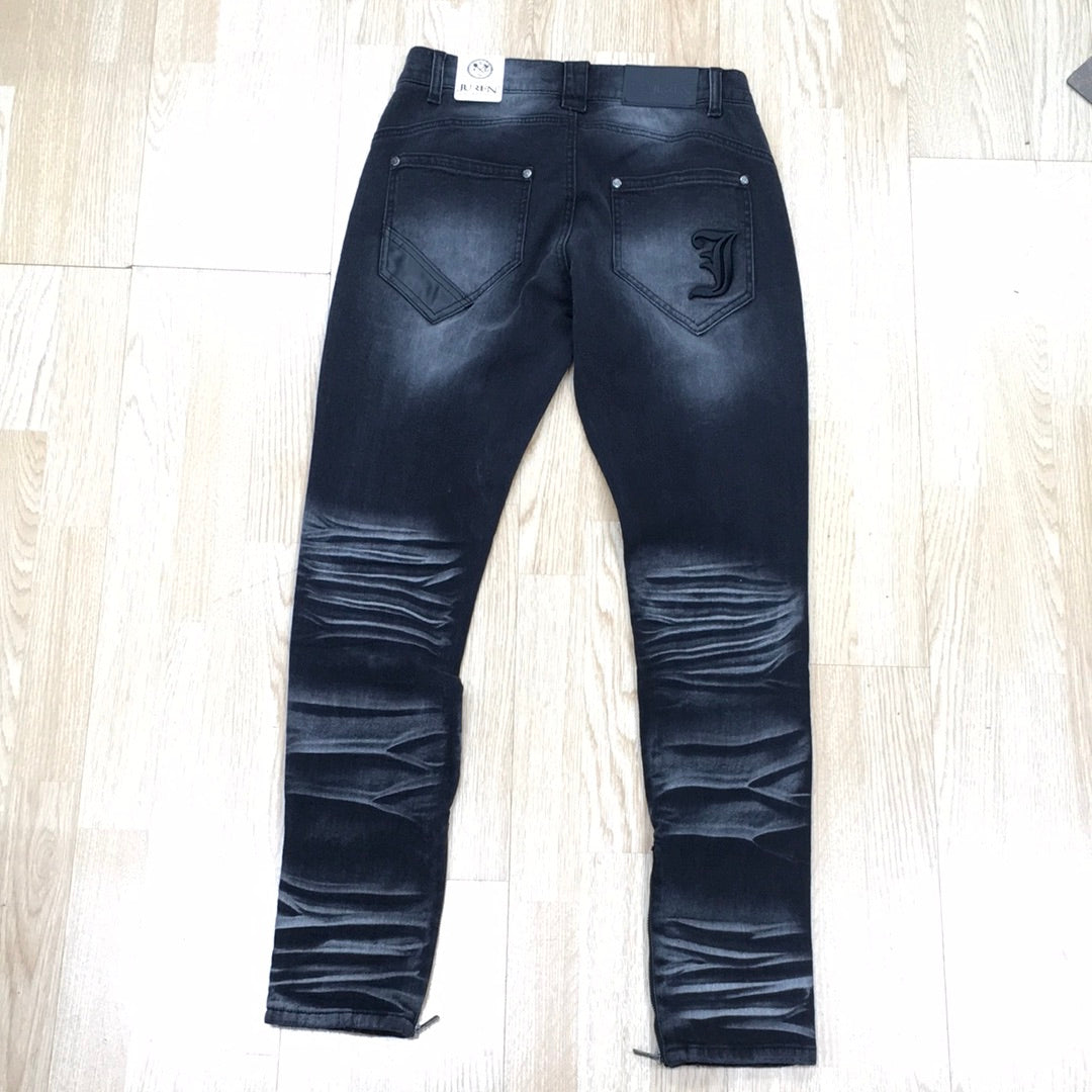 JUREN FOREVER BLESSED DENIM - BLACK