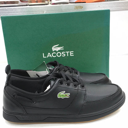 LACOSTE CARNABY EVO REI SPM LTH/SYN BLK/BLK 7-30SPM000402H