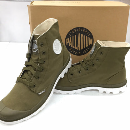 PALLADIUM BLANC HI DK OLIVE/WHITE 72886328