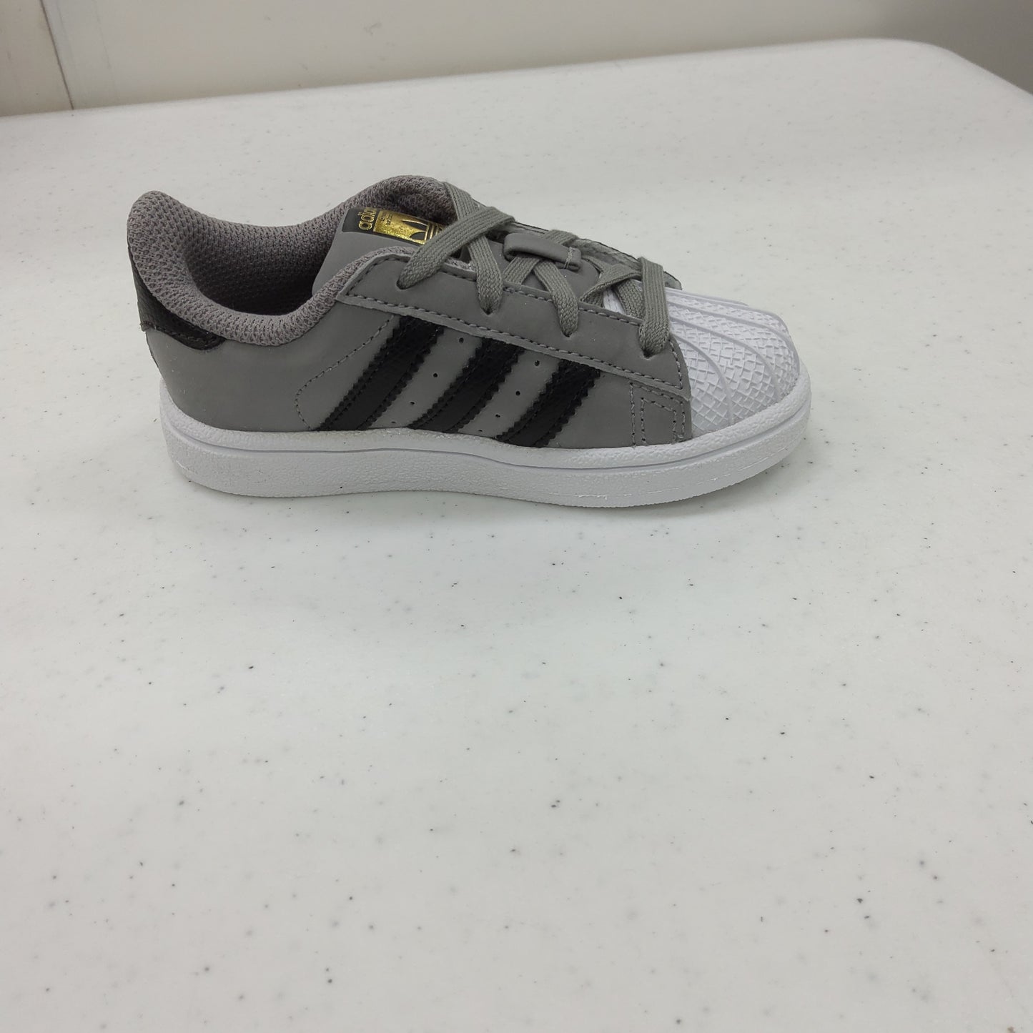 Adidas Superstar I  CHSO Grey/Collegiate Black/Running White Toddler C77911