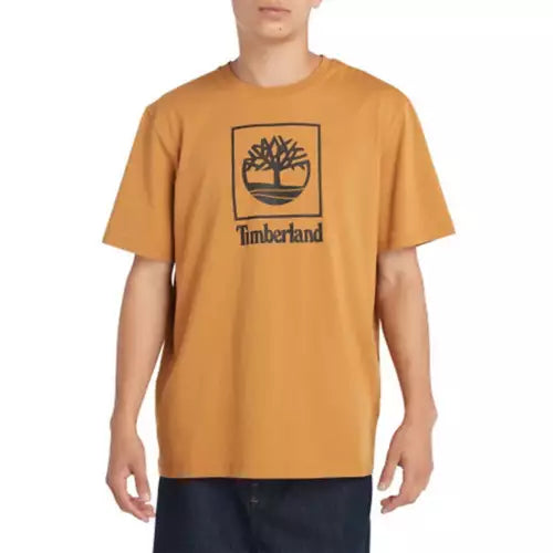 TIMBERLAND SHORT SLEEVE  STACK LOGO T-Shirt TB0A5QSP  P47 WHEAT