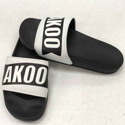 AKOO KICKERS SLIDE BLACK 711-0800