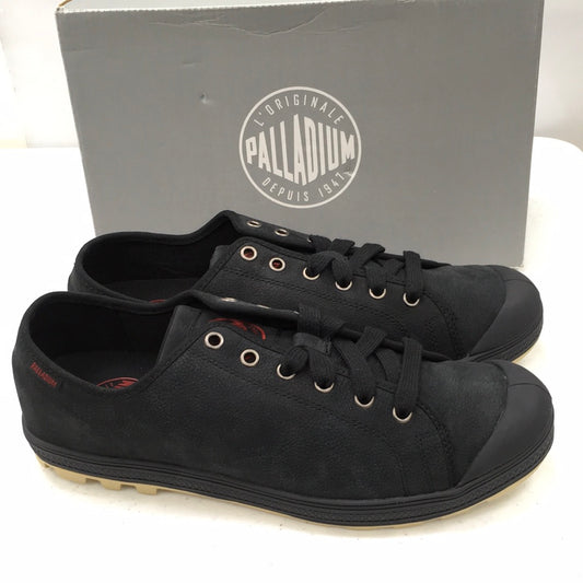 PALLADIUM LR ORIGINALE LEA MEN'S 03226027 BLACK/MJVE DSRT