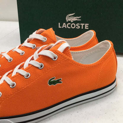 LACOSTE SCARPE TELA GRIGIO L27 SRM ORANGE