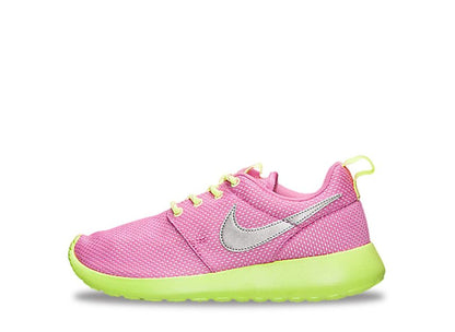 Nike Rosherun Grade school Kid's Shoes , Color: Red Volt/Metallic Silver/White 599729 501