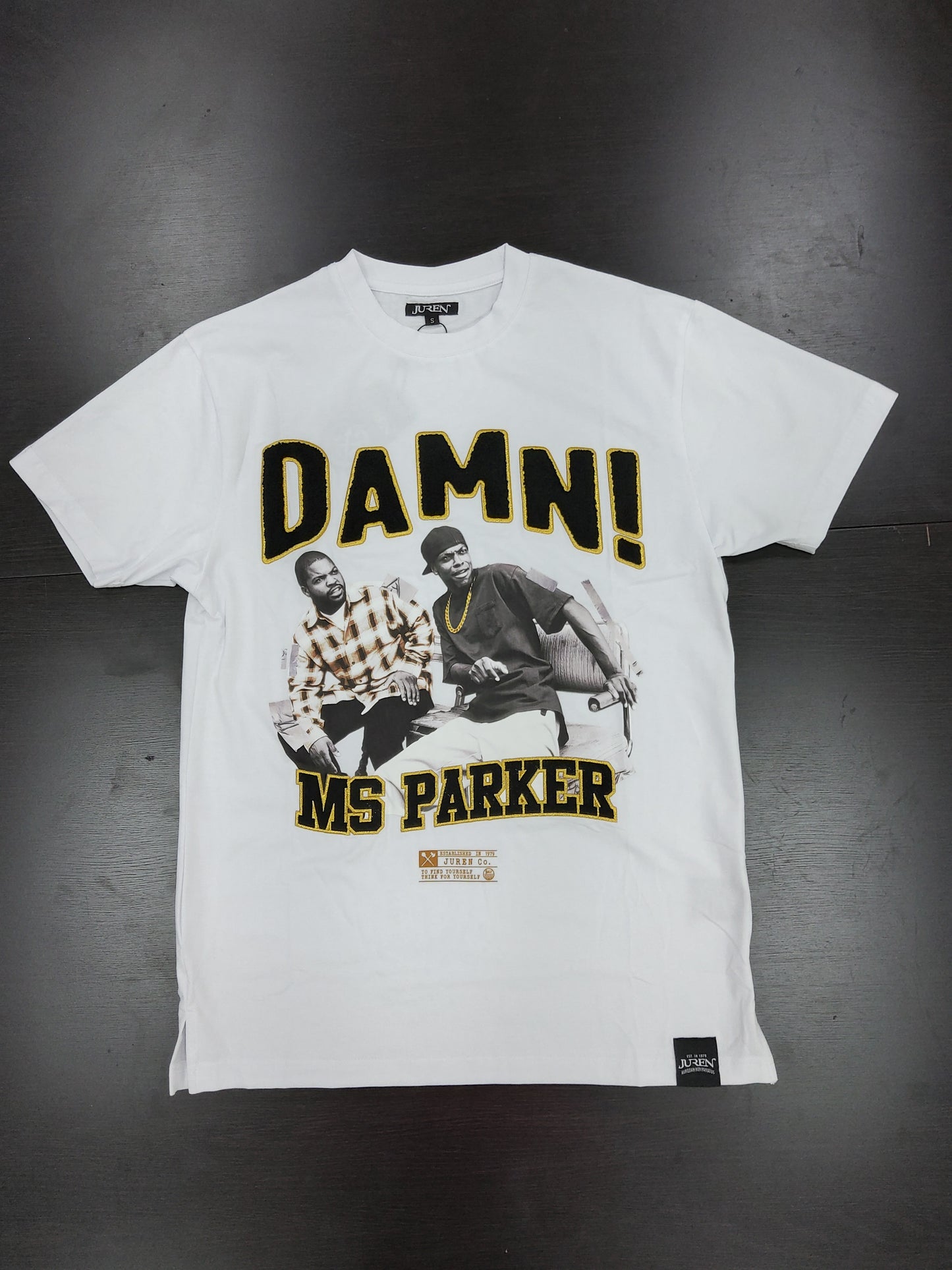 JUREN DAMN! TEE - WHITE