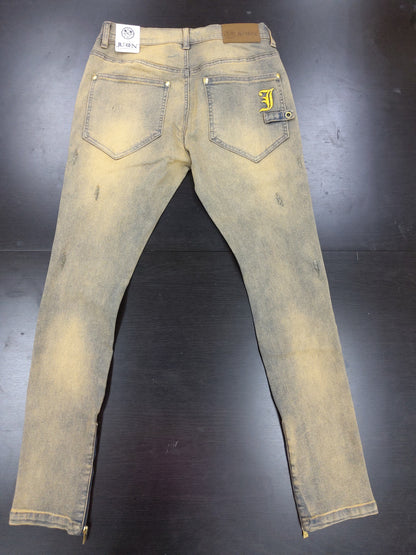 JUREN JET MED SAND WHASH DENIM JEANS