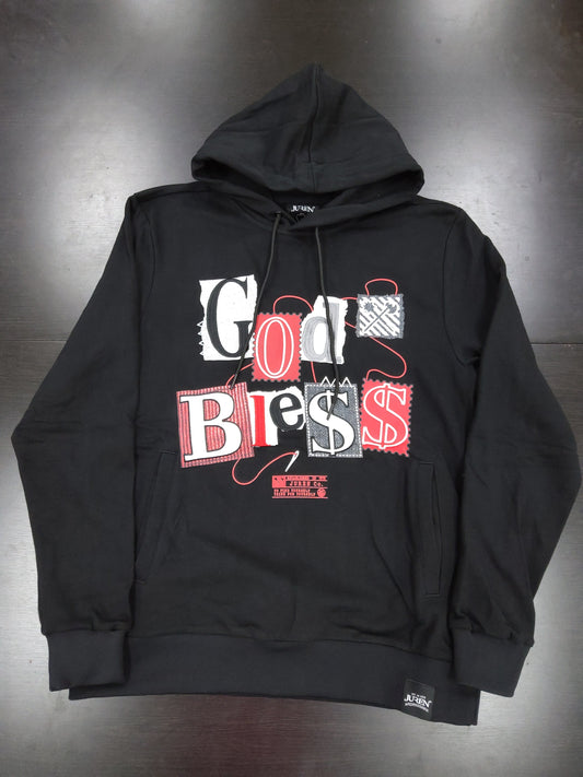 JUREN GODBLESS HOODIES - BLACK