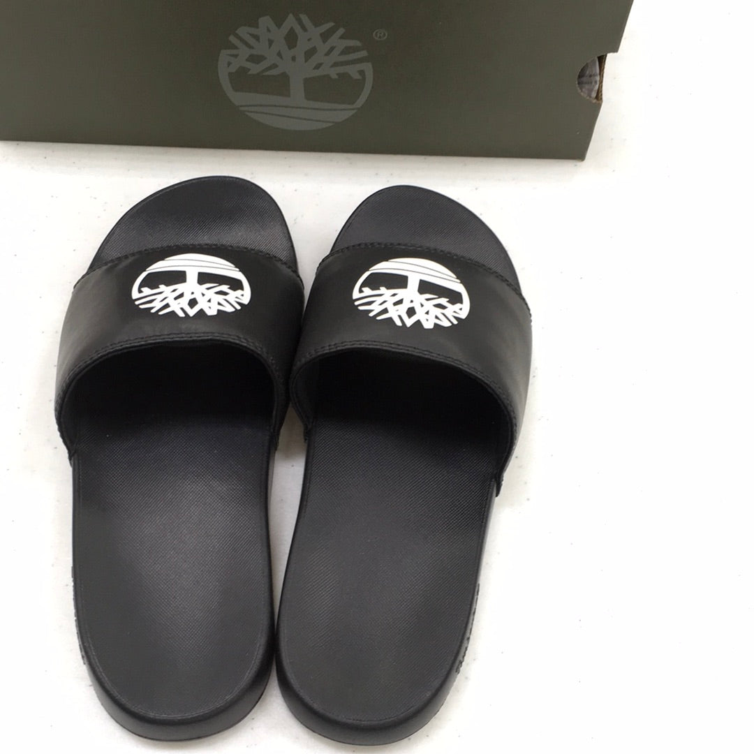 TIMBERLAND PLAYA SANDS SLIDE BLACK W WHITE MENS TB 0A24VP 015