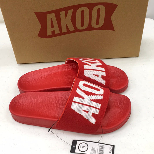 AKOO 721-0805  CROWN SLIDES/RACING RED