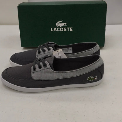 LACOSTE ZIANE BOAT CAM SPW TXT DK GRY/DK GRY WOMEN'S 7-25SPW401317C