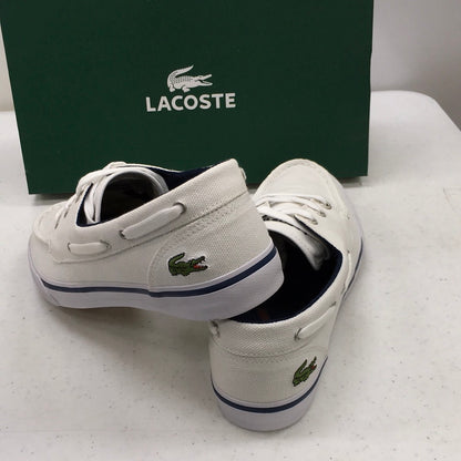 LACOSTE KEEL CLL SPM CNV WHT/DK BLU 7-25SPM5035X96