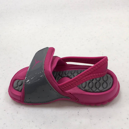 Nike Air Jordan Hydro 2  PINK/COOL GREY Slide Sandals ~ 487574-603 Toddler