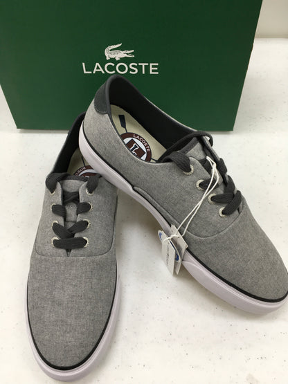 LACOSTE IMATRA CLL SPM CNV/LTH DK GRY/BLK 7-25SPM50322B6