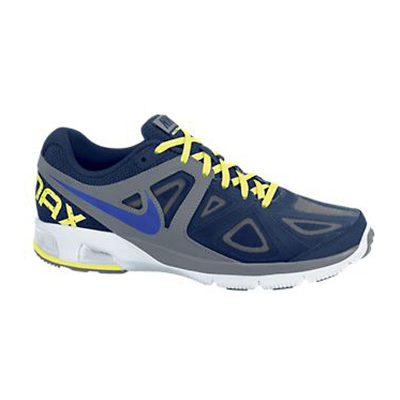 Nike Air Max Run Lite 4 Navy/Volt Mens Running Shoes- SKU: Nike 554904 401 Navy/Volt