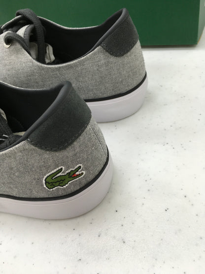 LACOSTE IMATRA CLL SPM CNV/LTH DK GRY/BLK 7-25SPM50322B6