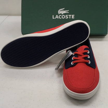 LACOSTE ZIANE BOAT SPW TXT RED/DK BLU 7-25SPW1103SW4