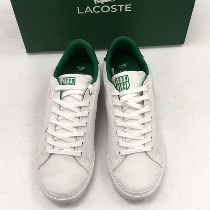 LACOSTE GRAD VULC TSP US SPM CNV WHT/GRN 7-29SPM0050082