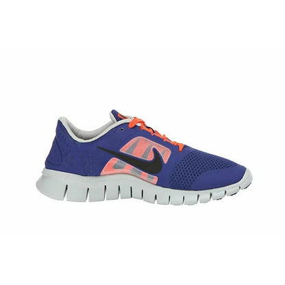 Nike Free Run+ 3 (GS) 512165 403 Big Kid's Casual Running Sneakers, Blue Grade School