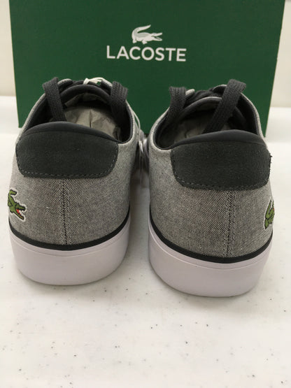 LACOSTE IMATRA CLL SPM CNV/LTH DK GRY/BLK 7-25SPM50322B6