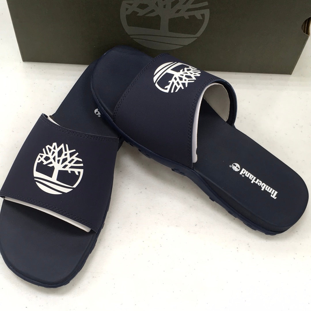 TIMBERLAND FELLS SLIDE NAVY WHITH WHITE MENS TB 0A1XAP 410