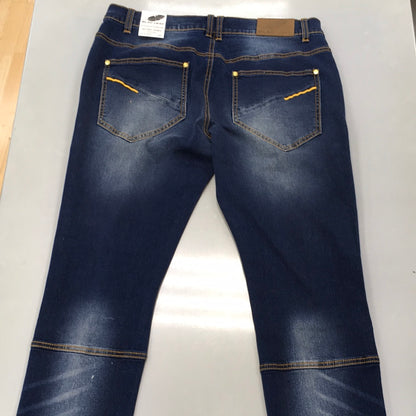 BLAC LEAF MEDIUM BLUE WASH DENIM JEANS BLH123-106