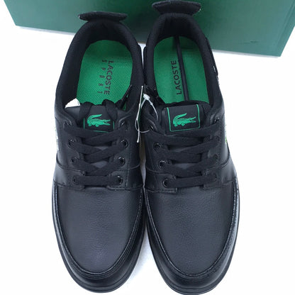 LACOSTE CARNABY EVO REI SPM LTH/SYN BLK/BLK 7-30SPM000402H