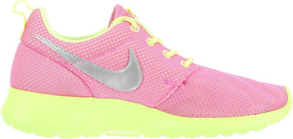 Nike Rosherun Grade school Kid's Shoes , Color: Red Volt/Metallic Silver/White 599729 501