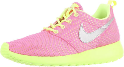 Nike Rosherun Grade school Kid's Shoes , Color: Red Volt/Metallic Silver/White 599729 501