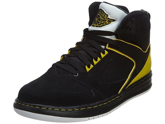 Nike Air Jordan Sixty Club 535790 050 Black/Blk-SPD Yllw-Mtllc Slvr Basketball Shoes