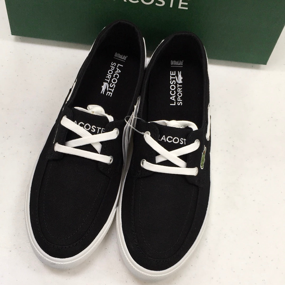 LACOSTE RAMER BOAT WJA SPM TXT BLK/WHT 7-25SPM 5022312