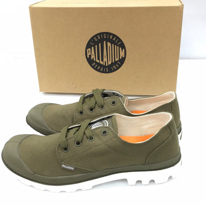 PALLADIUM BLANC OX DK OLIVE/WHITE 72885328