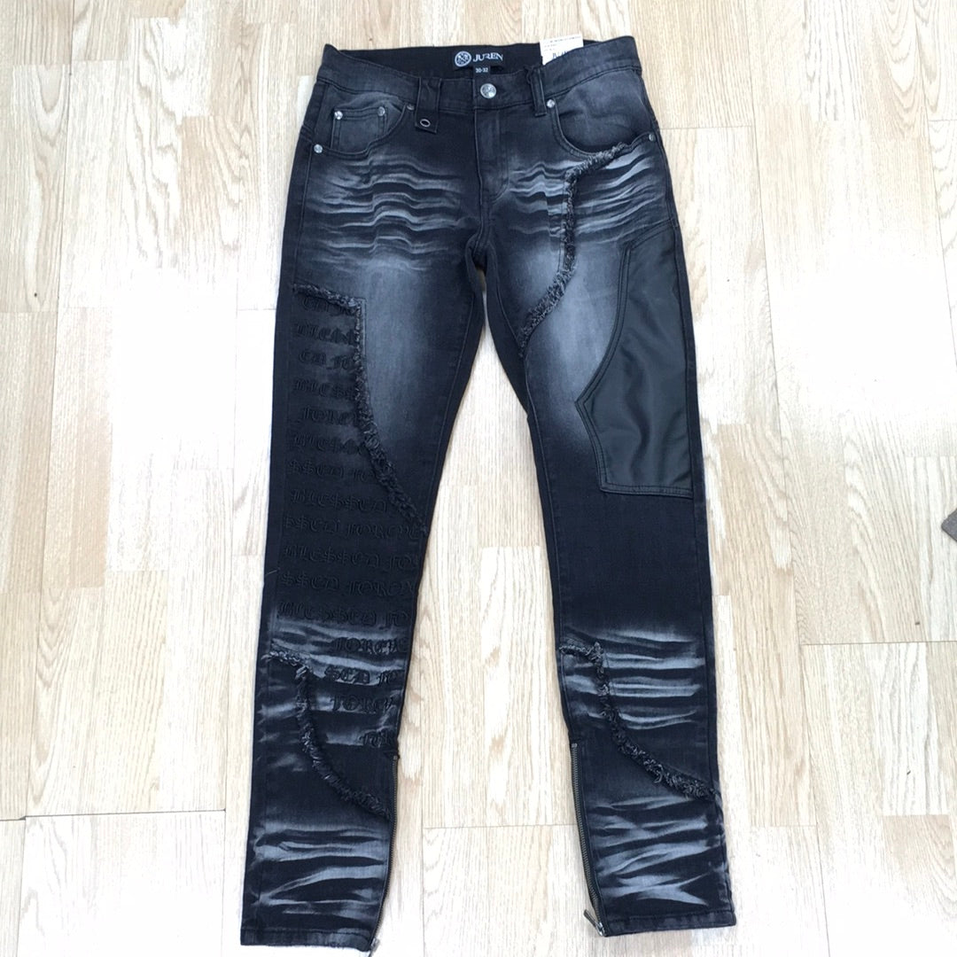 JUREN FOREVER BLESSED DENIM - BLACK