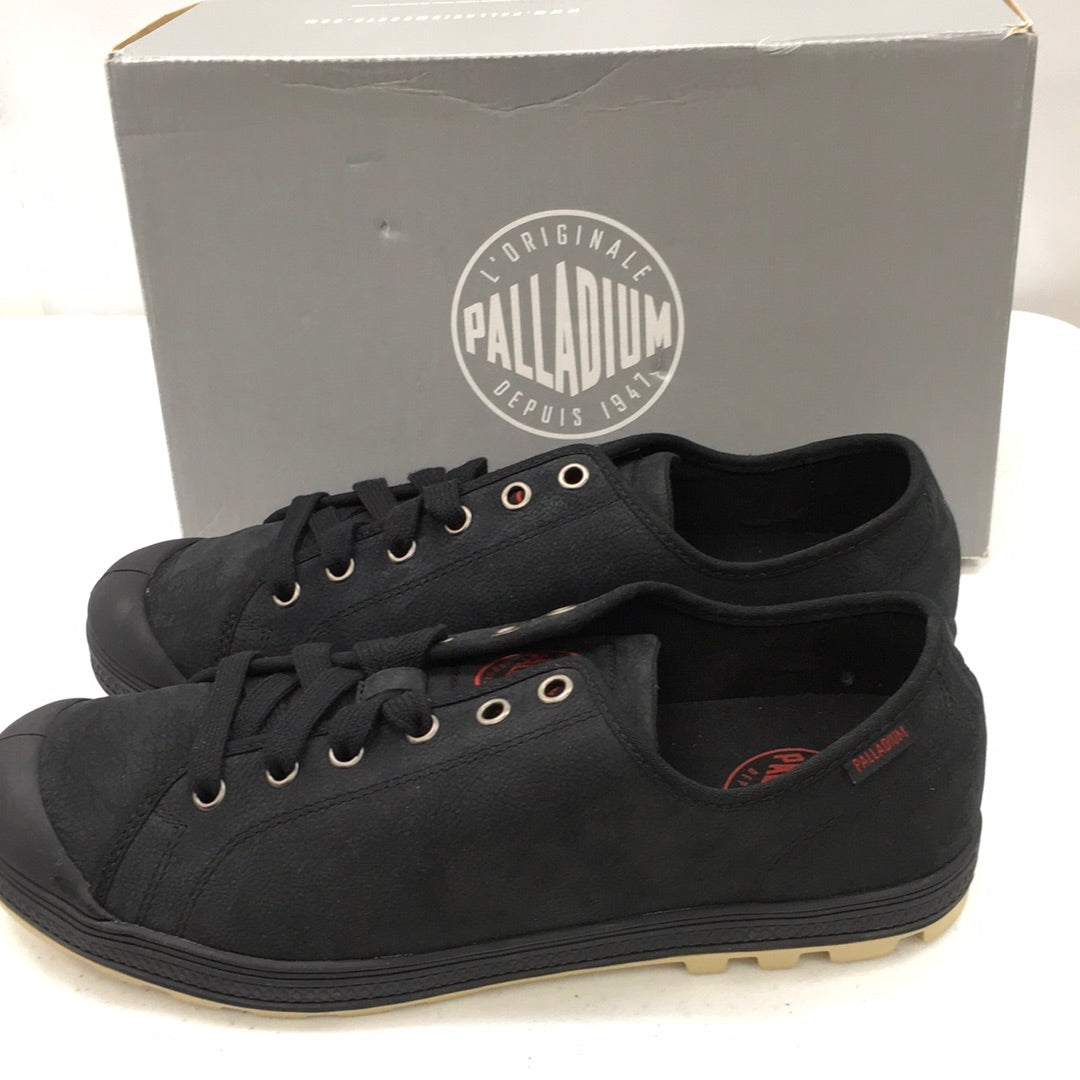 PALLADIUM LR ORIGINALE LEA MEN'S 03226027 BLACK/MJVE DSRT