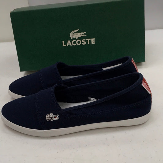 LACOSTE MARICE COR SPW TXT DK BLU/RED WOMEN'S 7-25SPW40031P4