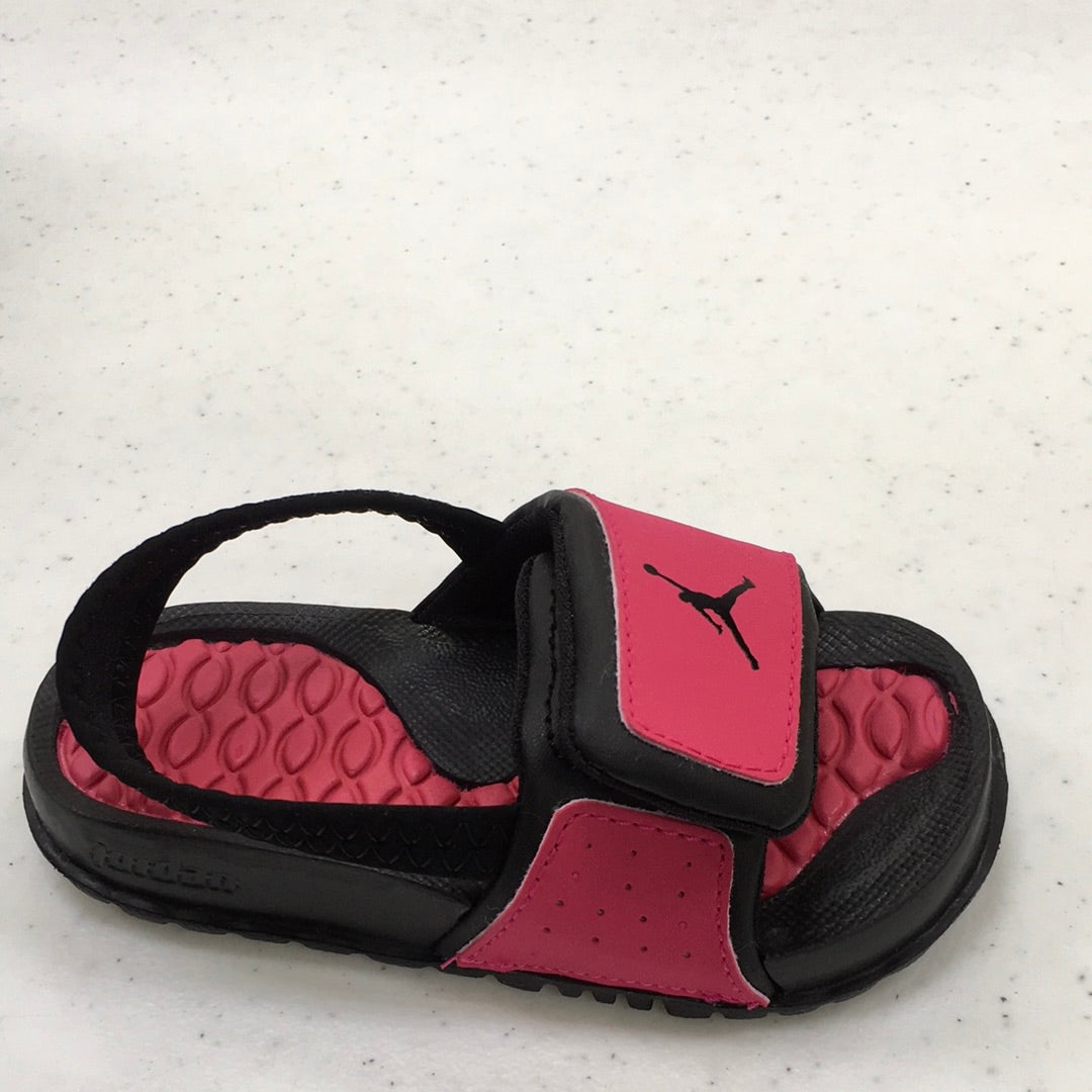 Nike Air Jordan Hydro 2  Cherry/Black Slide Sandals ~ 487574-609 Toddler