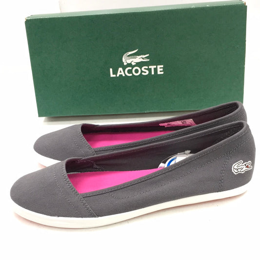 LACOSTE ZIANE SLIP WJA2 SPW TXT DK GRY/DK GRY WOMEN'S 7-25SPW403317C