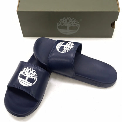 TIMBERLAND PLAYA SANDS SLIDE NAVY W WHITE MENS TB 0A24WC 019