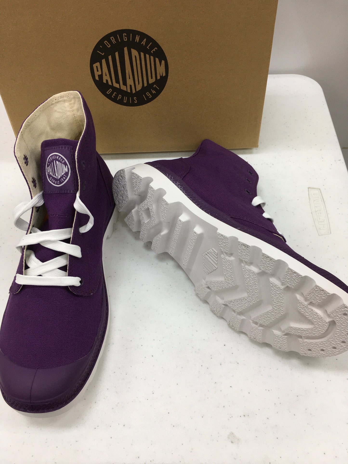 PALLADIUM BLANC HI PURPLE/WHITE 72886518