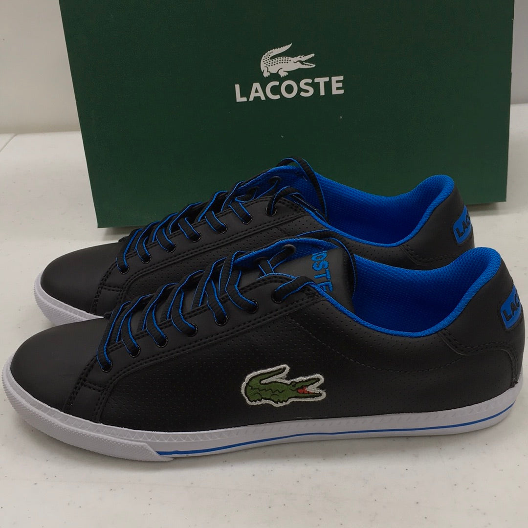 LACOSTE GRAD VULC US SPM LTH/SYN BLK/BLU 7-25SPM3006011