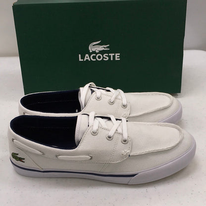 LACOSTE KEEL CLL SPM CNV WHT/DK BLU 7-25SPM5035X96