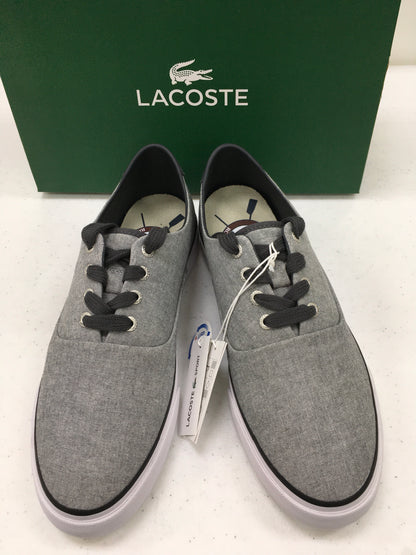 LACOSTE IMATRA CLL SPM CNV/LTH DK GRY/BLK 7-25SPM50322B6