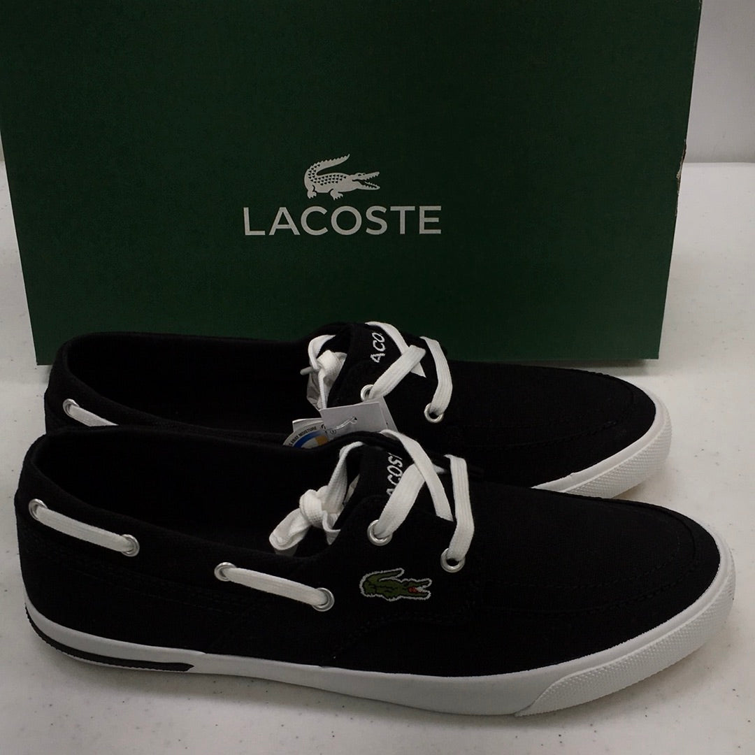 LACOSTE RAMER BOAT WJA SPM TXT BLK/WHT 7-25SPM 5022312