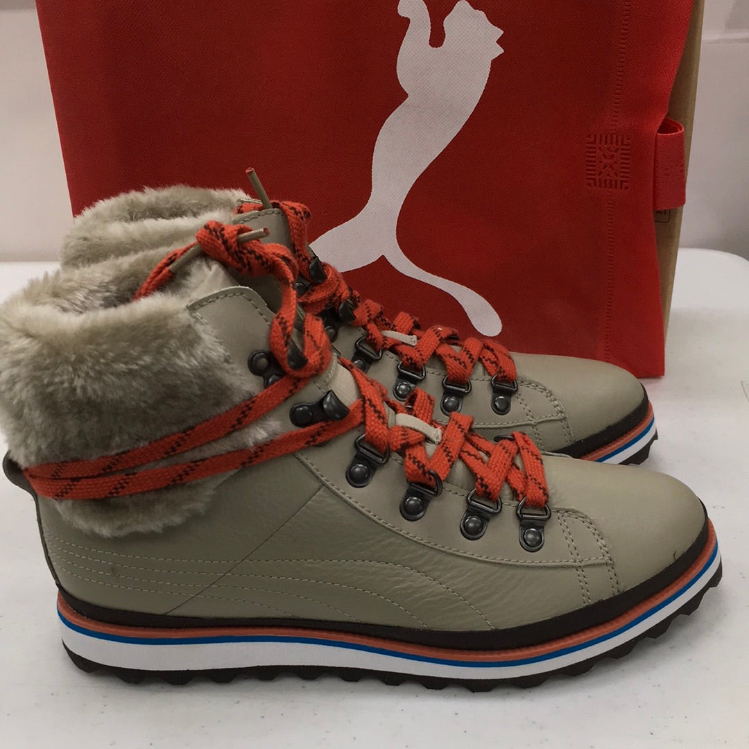 PUMA CITY SNOW BOOT FUR WOMEN'S PLAZA TAUPE 353724 01