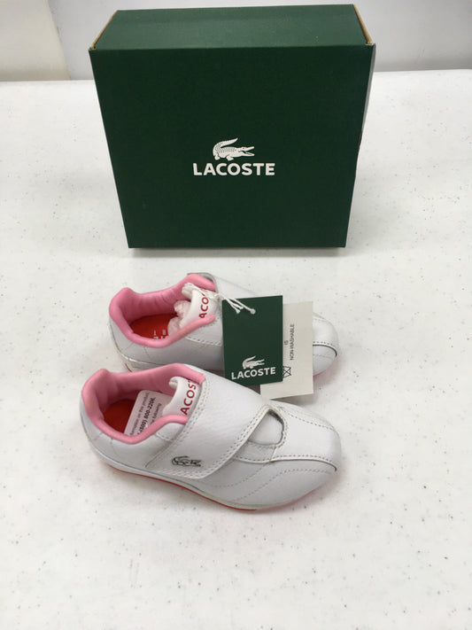 LACOSTE RADIUM FFP SPI WHITE/LIGHT PINK 7-20SPI15111Y9 TODDLER