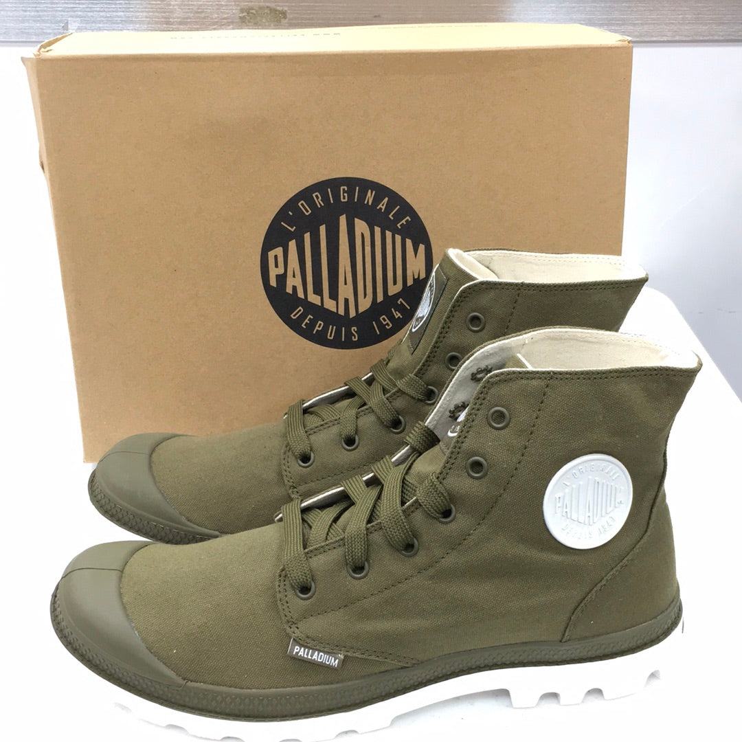 PALLADIUM BLANC HI DK OLIVE/WHITE 72886328