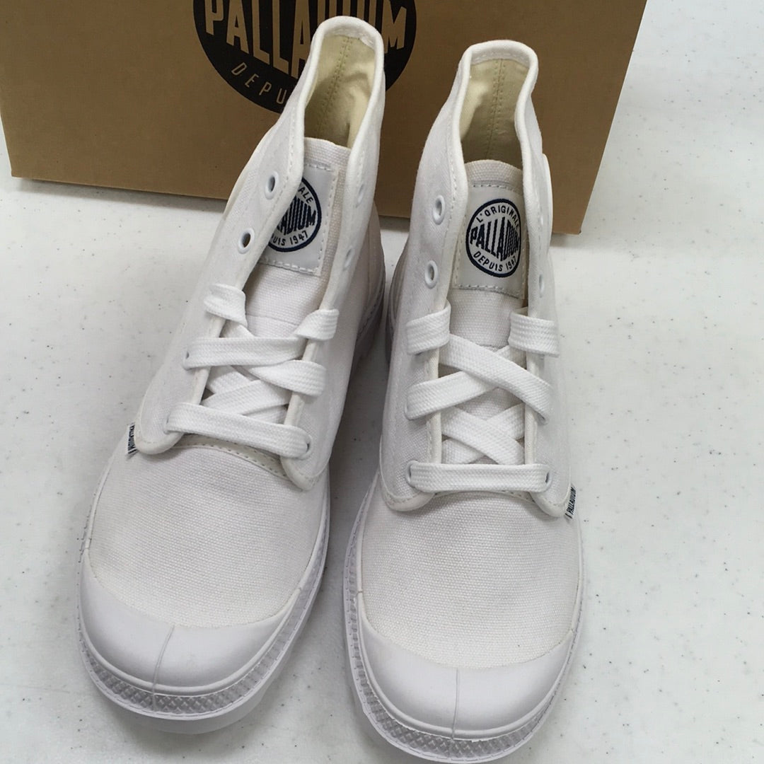 PALLADIUM 72886154 BLANC HI WHITE/WHITE Grade School