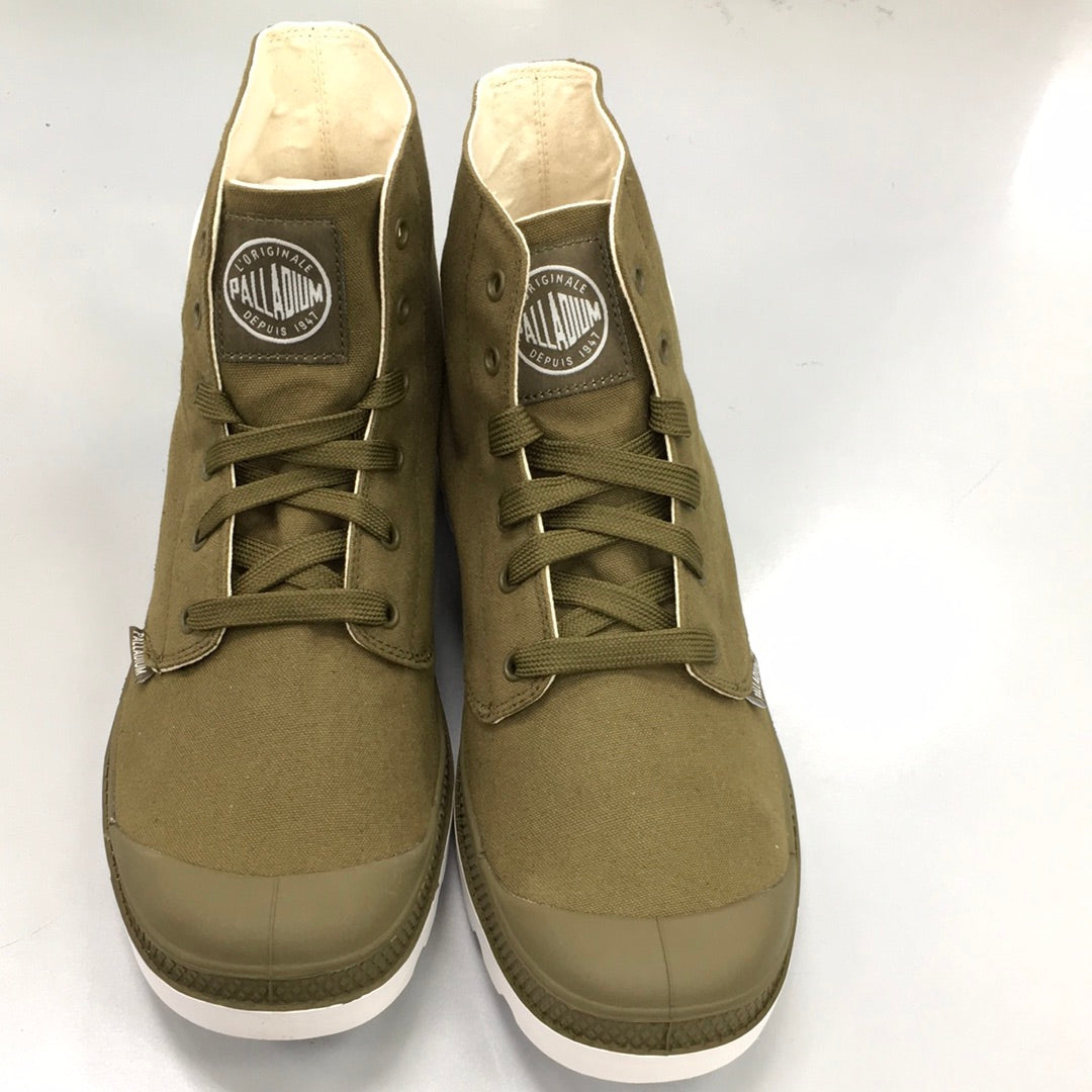 PALLADIUM BLANC HI DK OLIVE/WHITE 72886328