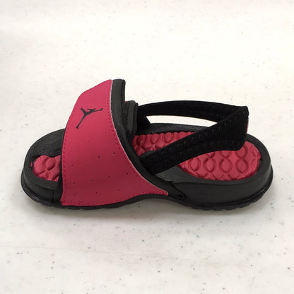 Nike Air Jordan Hydro 2  Cherry/Black Slide Sandals ~ 487574-609 Toddler