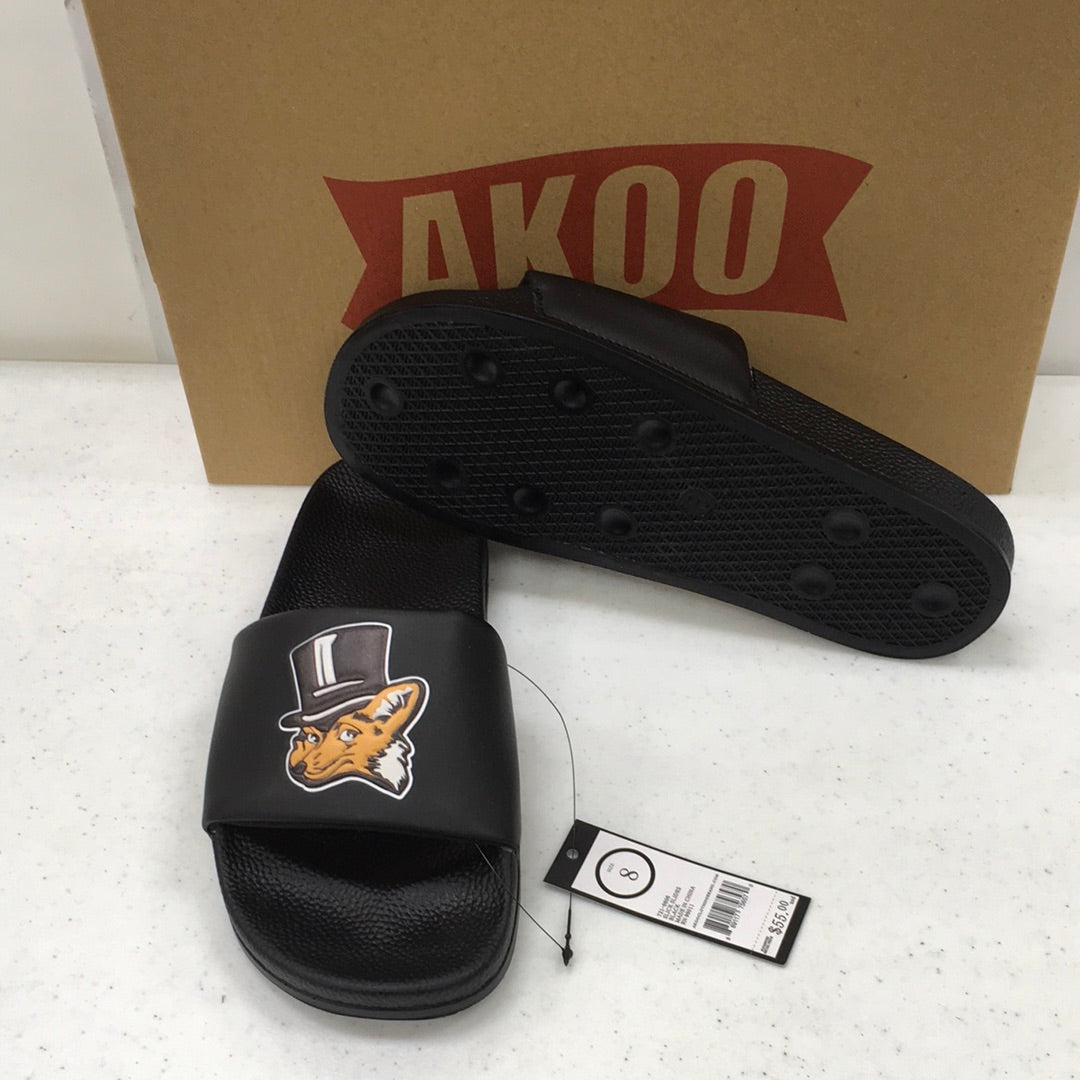 AKOO 721-0806  SLICK SLIDES/BLACK